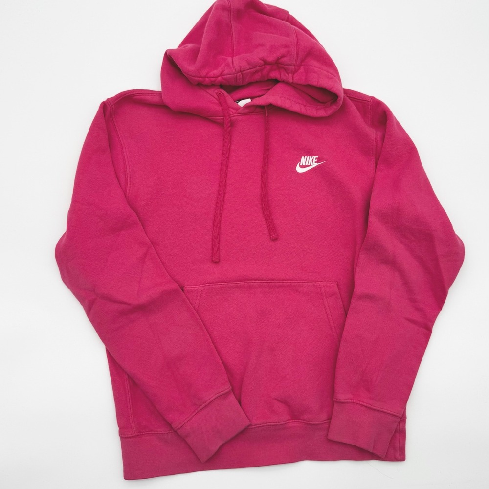 Nike Sportswear Fleece Hoodie Rush Pink Womens Small
